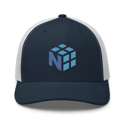 Image of the NumPy Trucker Cap Navy/ White.