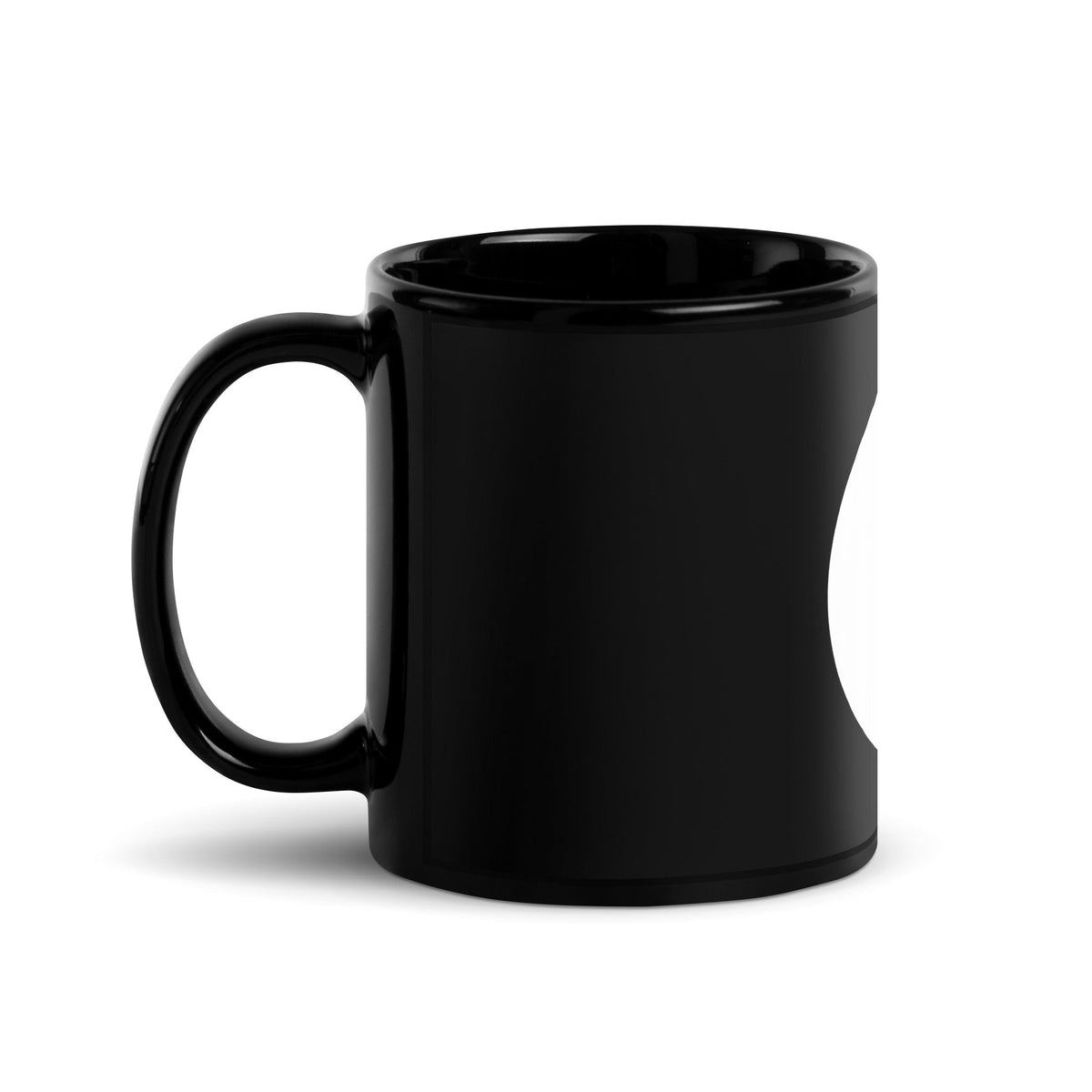 Image of the Open Interpreter Black Glossy Mug.