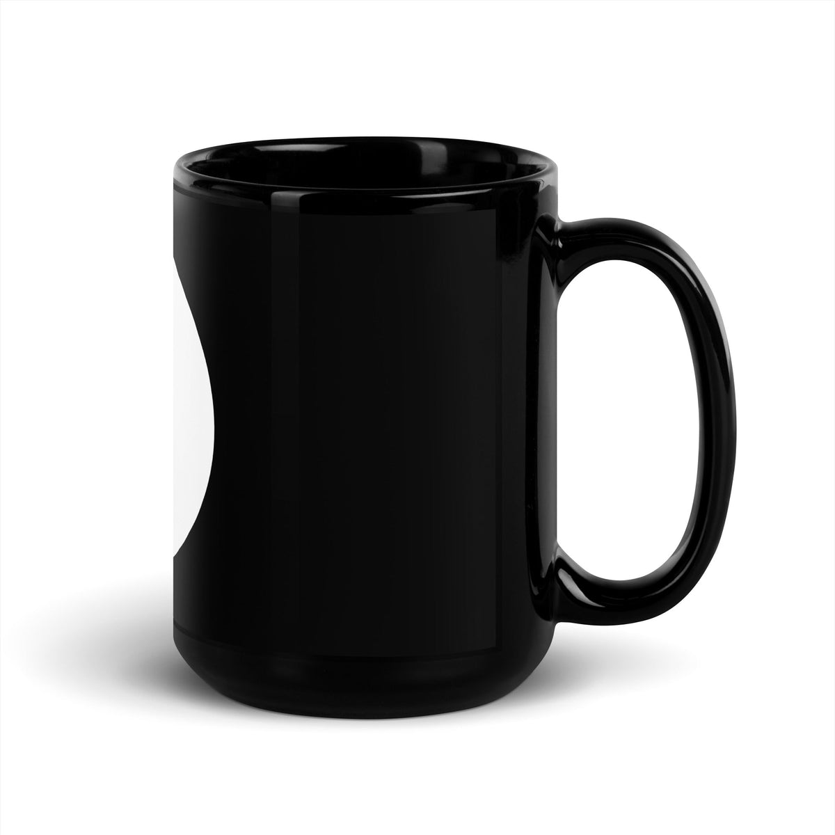Image of the Open Interpreter Black Glossy Mug.