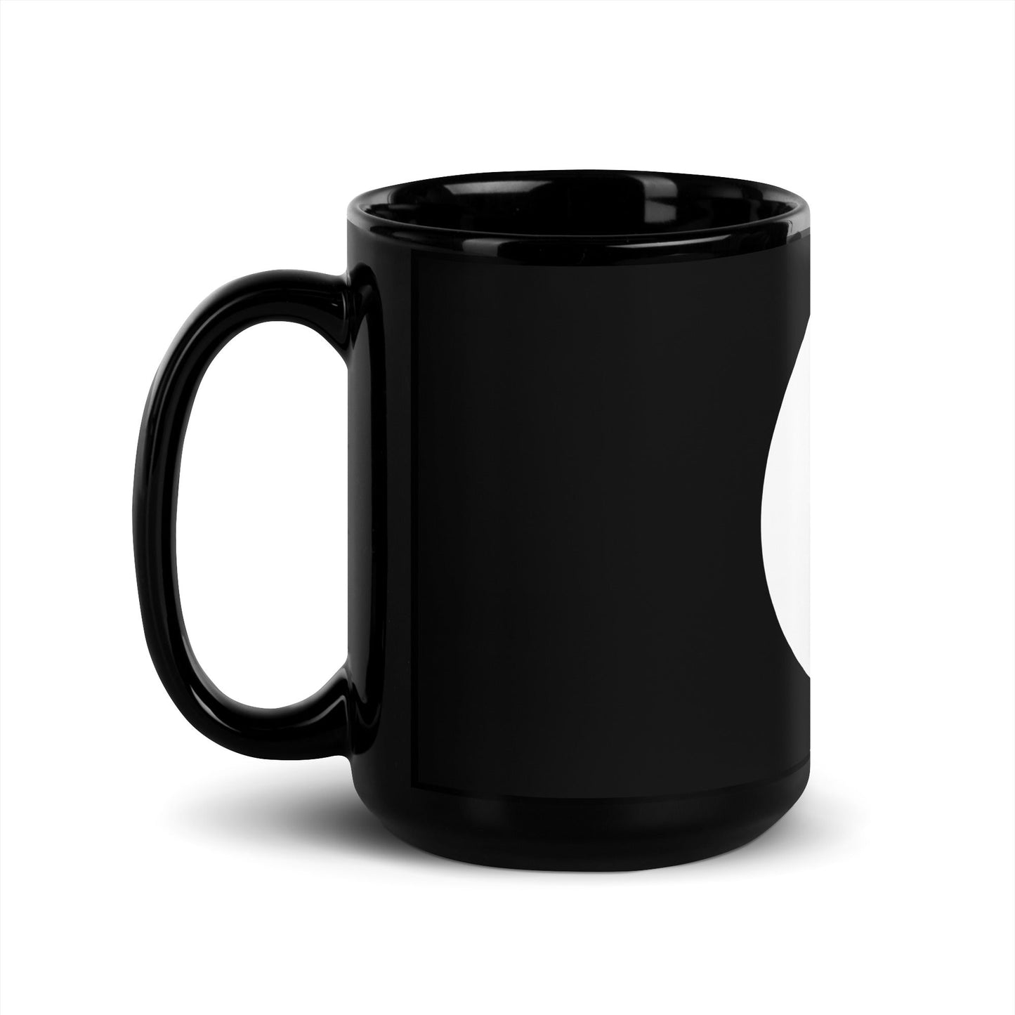 Image of the Open Interpreter Black Glossy Mug.