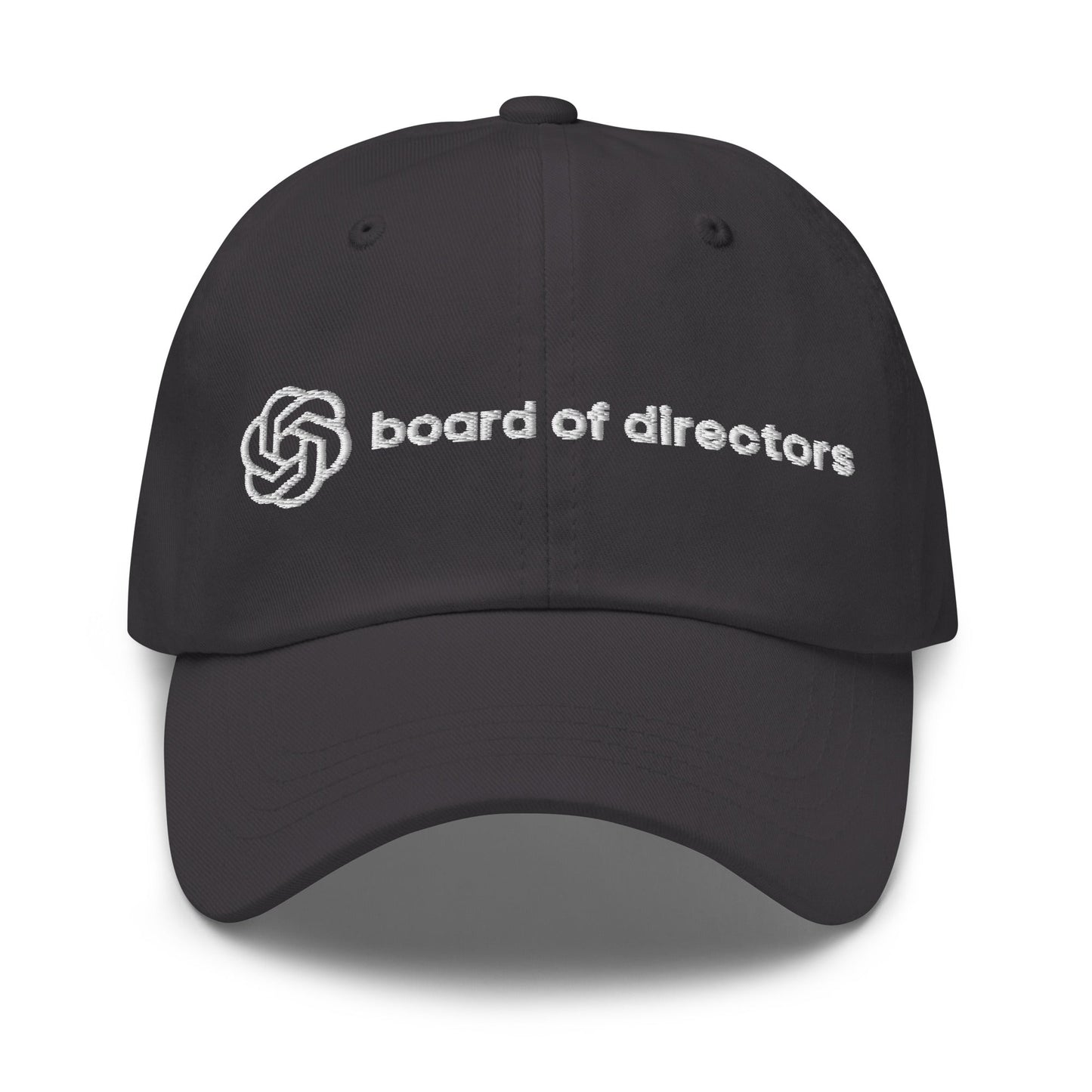 Image of the OpenAI Board of Directors Cap Dark Grey.