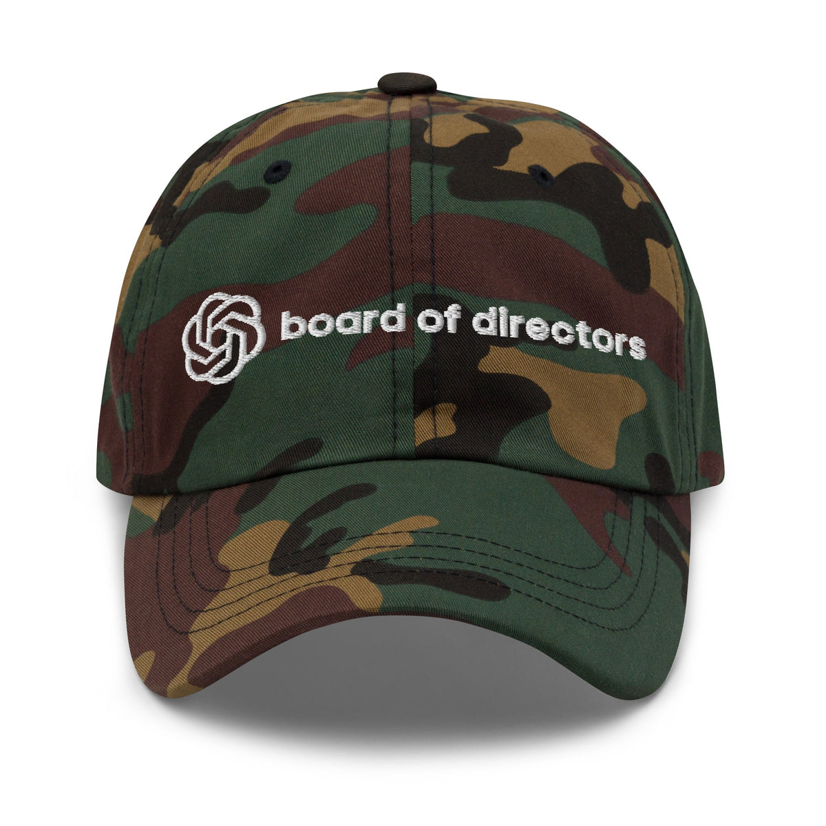 Image of the OpenAI Board of Directors Cap Green Camo.