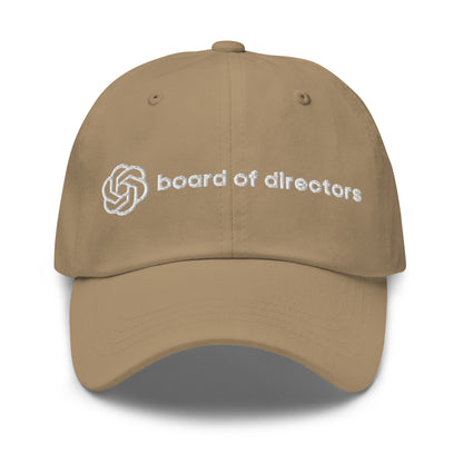 Image of the OpenAI Board of Directors Cap Khaki.
