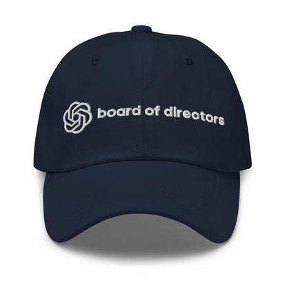 Image of the OpenAI Board of Directors Cap Navy.