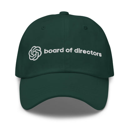 Image of the OpenAI Board of Directors Cap Spruce.