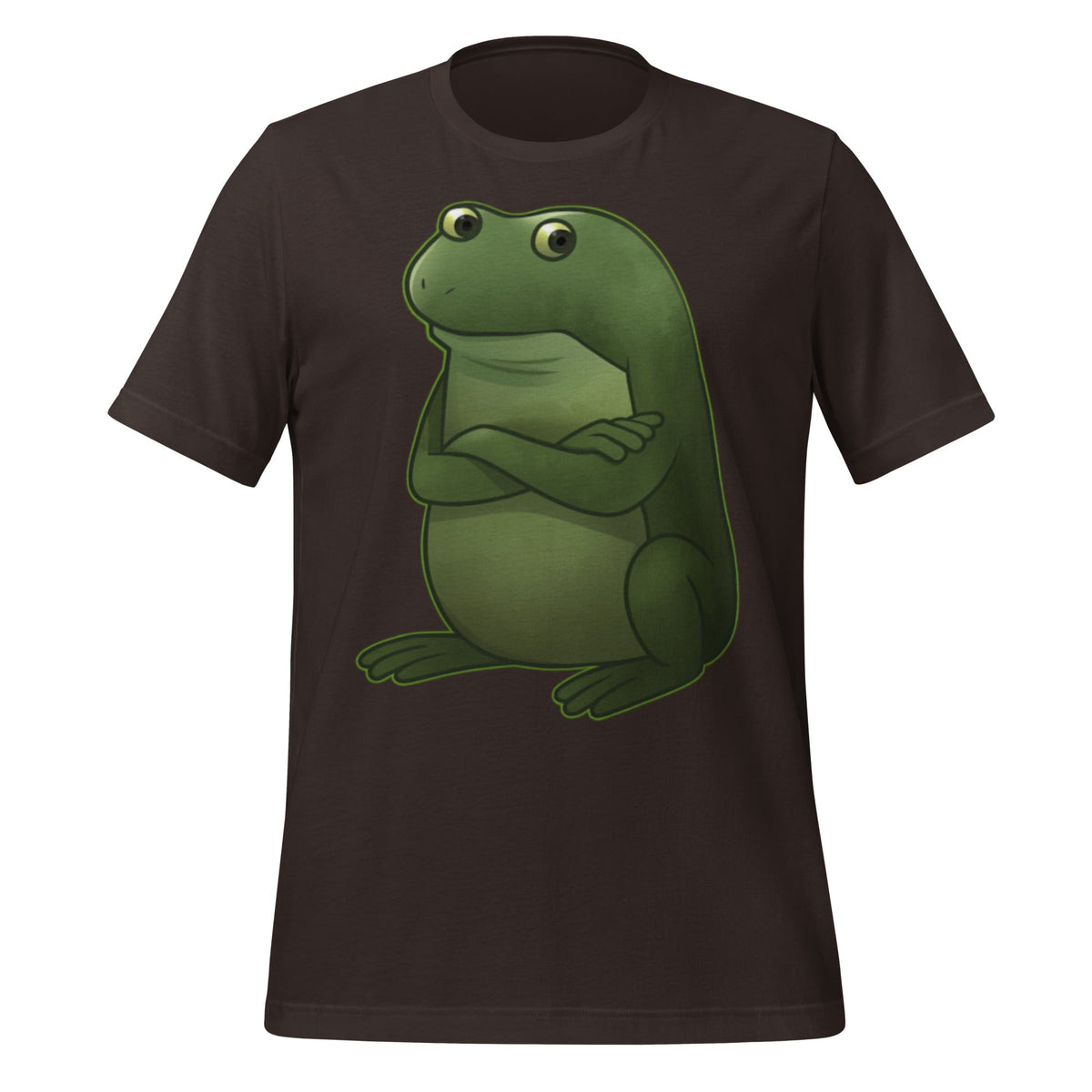 Image of the Froge T-Shirt (unisex) Brown / M.