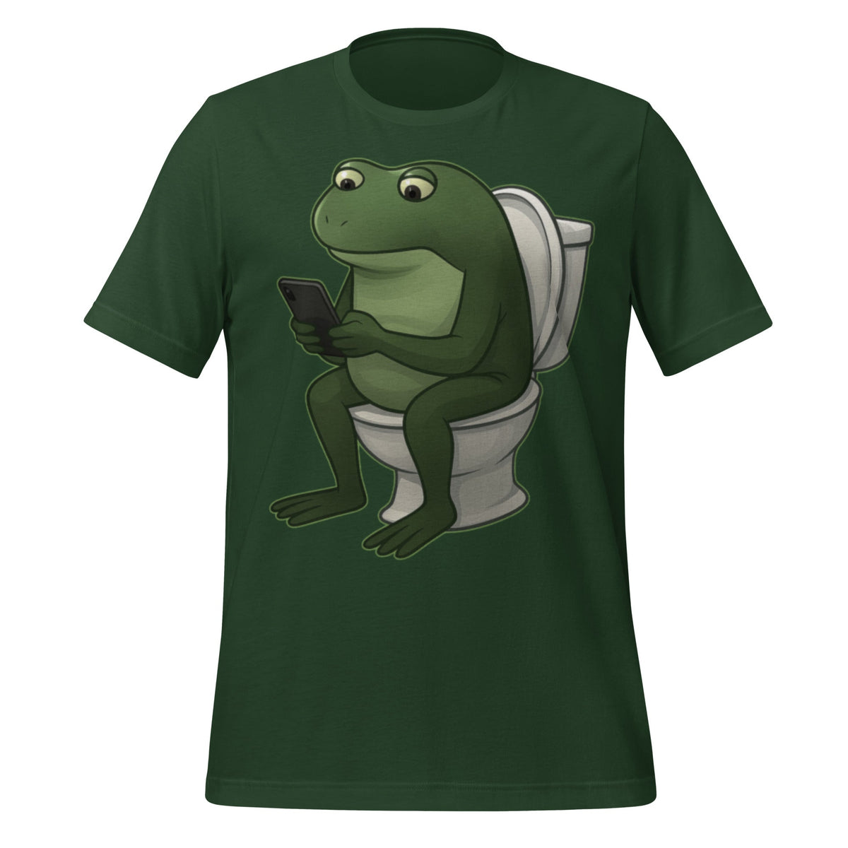 Image of the Froge Watching Sora 2 T-Shirt (unisex) Forest / M.