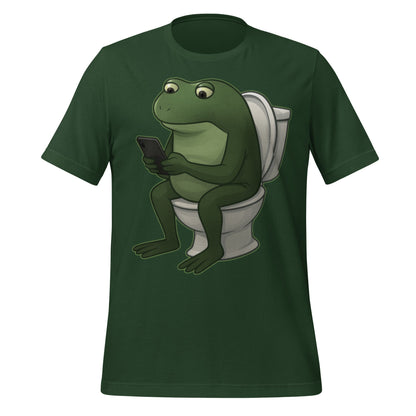 Image of the Froge Watching Sora 2 T-Shirt (unisex) Forest / M.