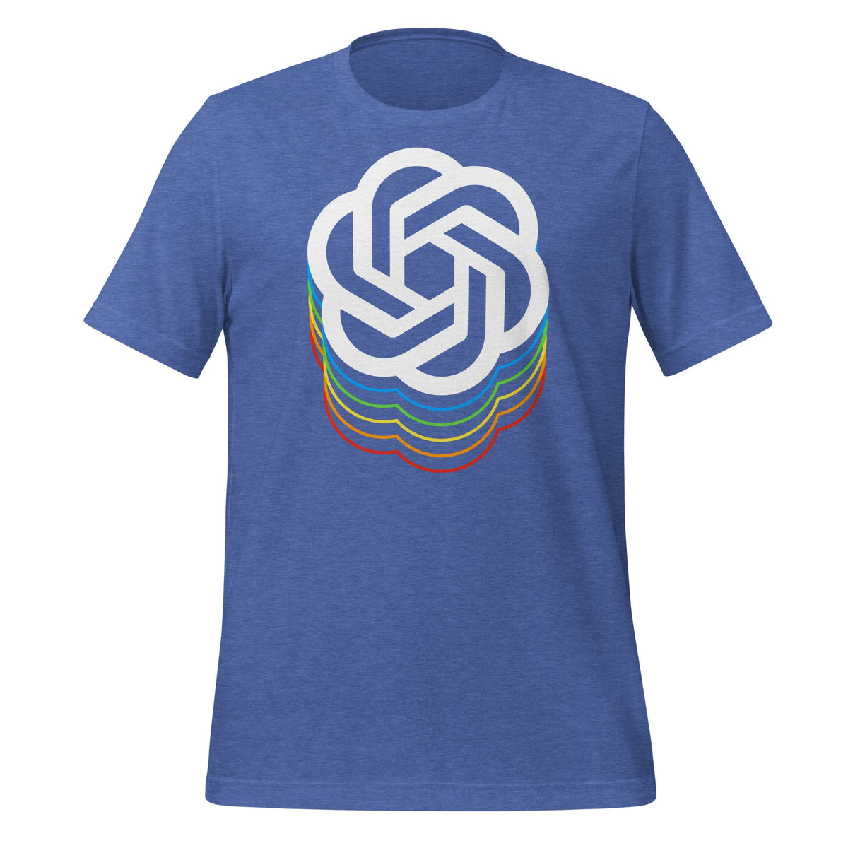 Image of the Icon Spectrum T-Shirt 2 (unisex) Heather True Royal / M.