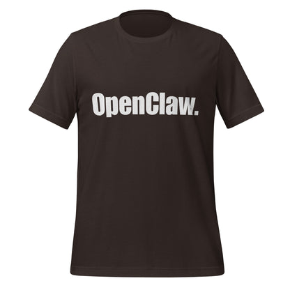 Image of the OpenClaw. T-Shirt (unisex) Brown / S.