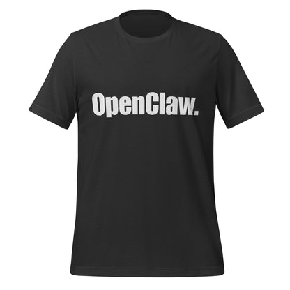 Image of the OpenClaw. T-Shirt (unisex) Dark Grey / XS.