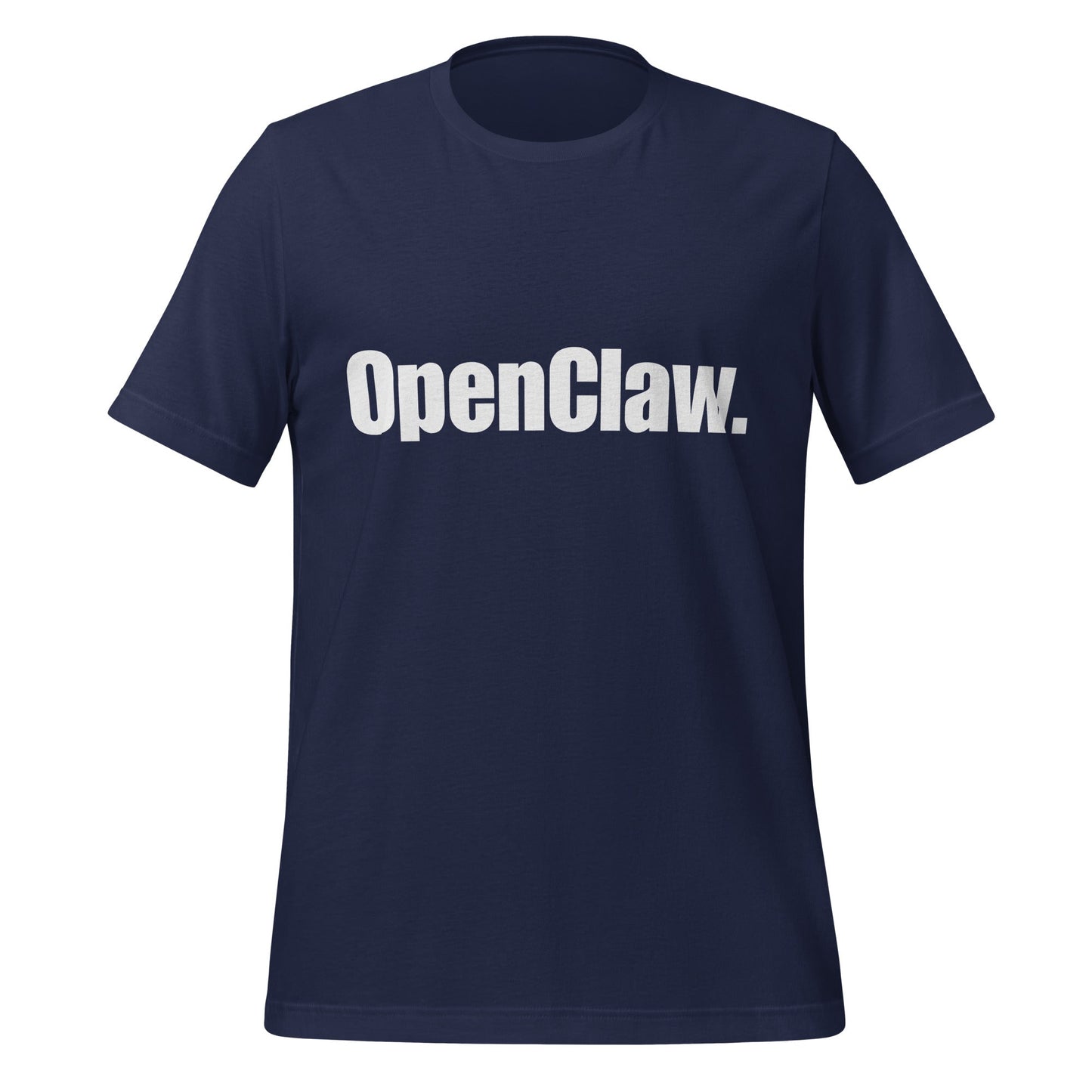 Image of the OpenClaw. T-Shirt (unisex) Navy / XS.
