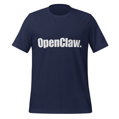 Image of the OpenClaw. T-Shirt (unisex) Navy / XS.