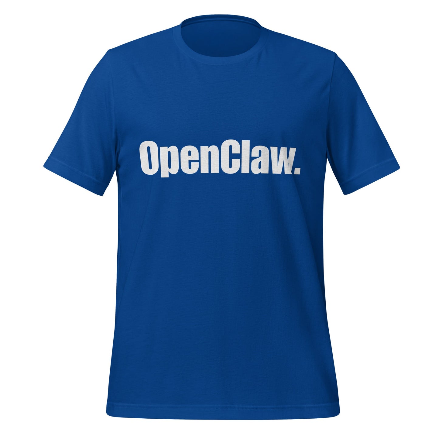 Image of the OpenClaw. T-Shirt (unisex) True Royal / S.