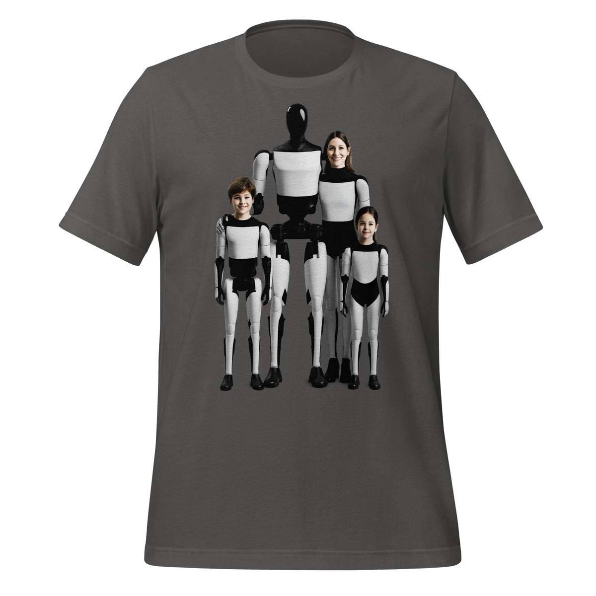 Image of the Optimus Family Portrait T-Shirt (unisex) Asphalt / M.