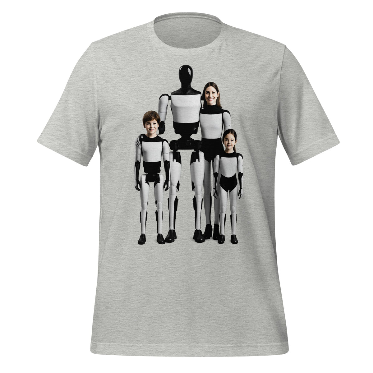 Image of the Optimus Family Portrait T-Shirt (unisex) Athletic Heather / M.