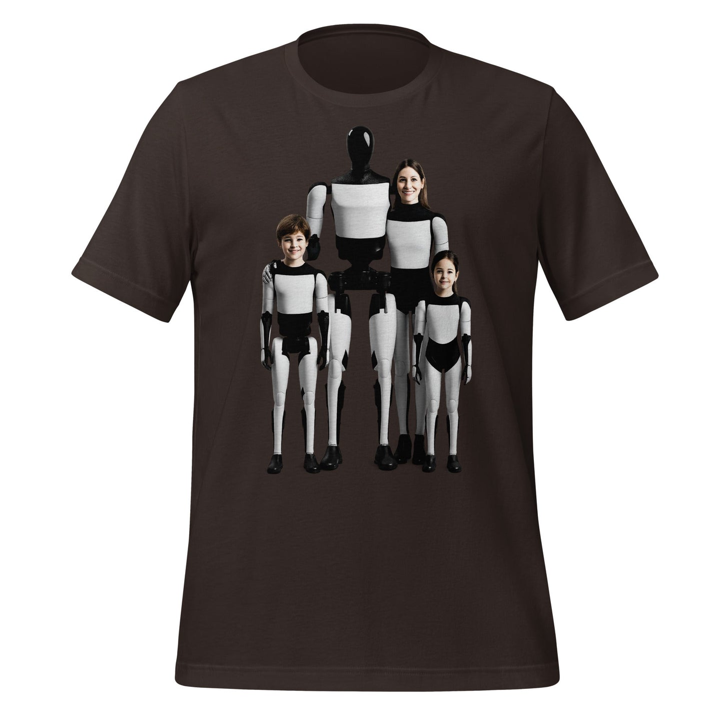 Image of the Optimus Family Portrait T-Shirt (unisex) Brown / M.