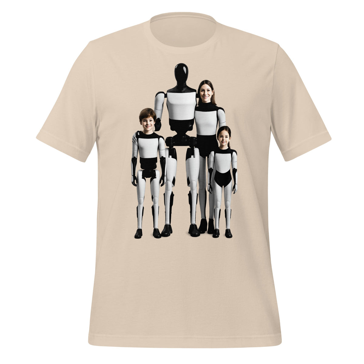 Image of the Optimus Family Portrait T-Shirt (unisex) Soft Cream / M.