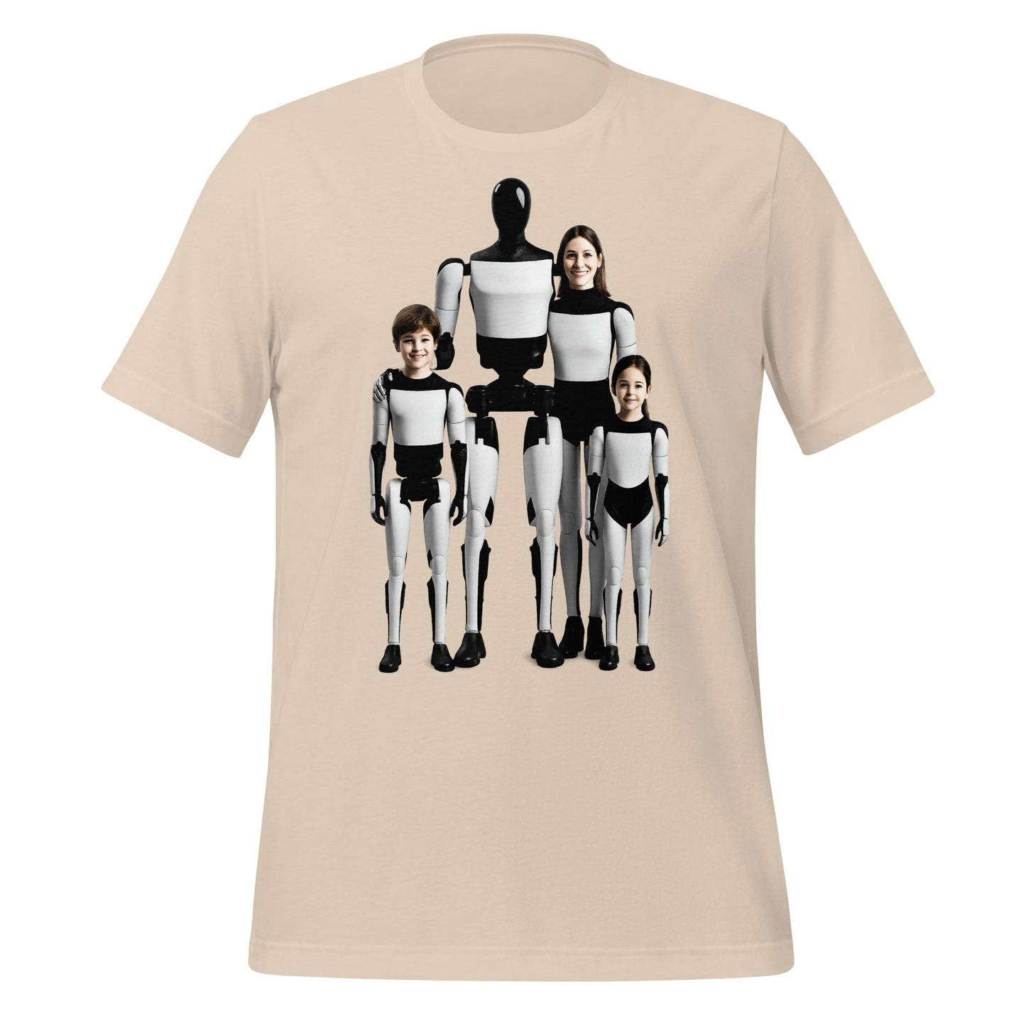 Image of the Optimus Family Portrait T-Shirt (unisex) Soft Cream / M.