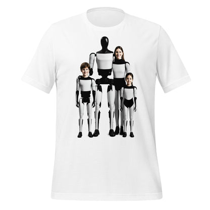 Image of the Optimus Family Portrait T-Shirt (unisex) White / M.