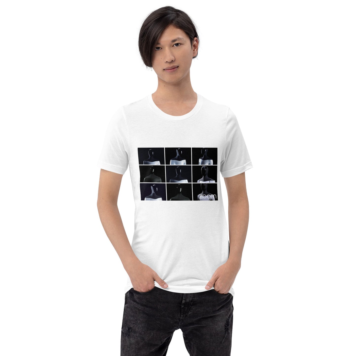 Image of the Optimus Zoom Call T-Shirt (unisex).