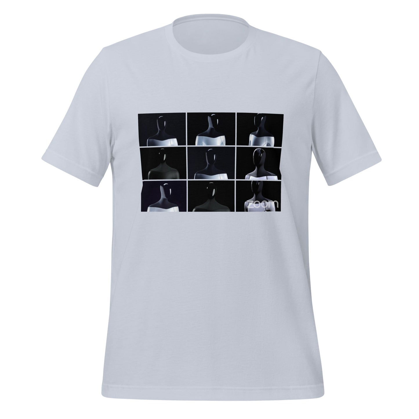 Image of the Optimus Zoom Call T-Shirt (unisex) Light Blue / M.