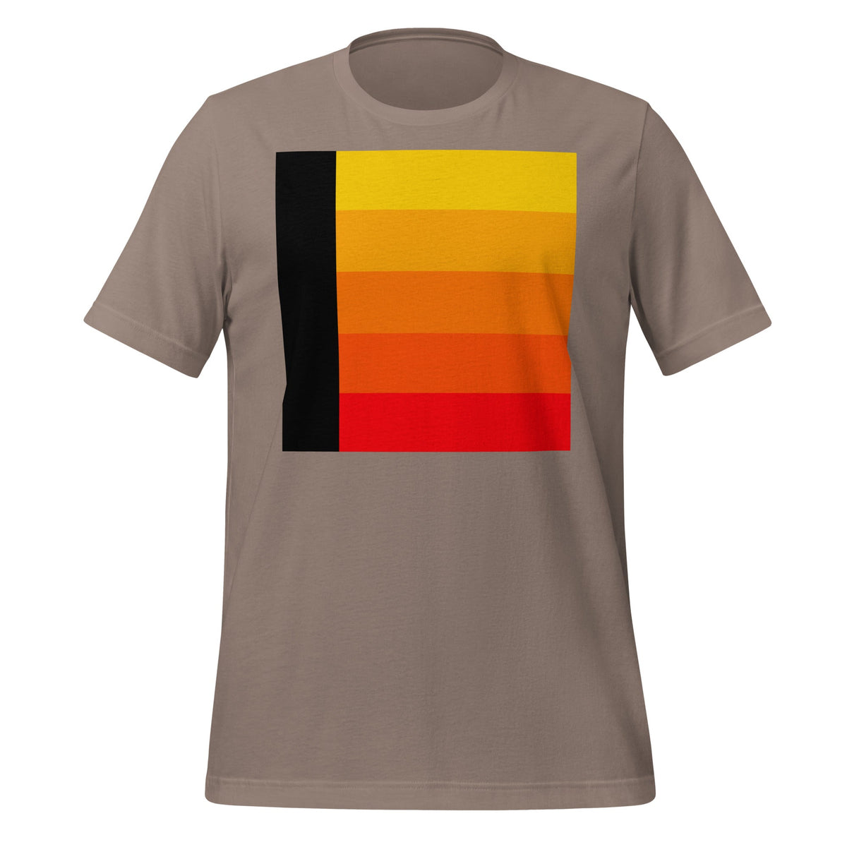 Image of the Orange Gradient AI T-Shirt (unisex) Pebble / M.
