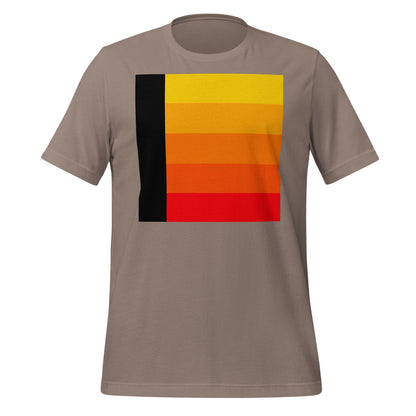 Image of the Orange Gradient AI T-Shirt (unisex) Pebble / M.