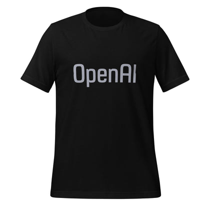 Image of the Original 2015-2017 OpenAI Logo T-Shirt (unisex) Black / M.