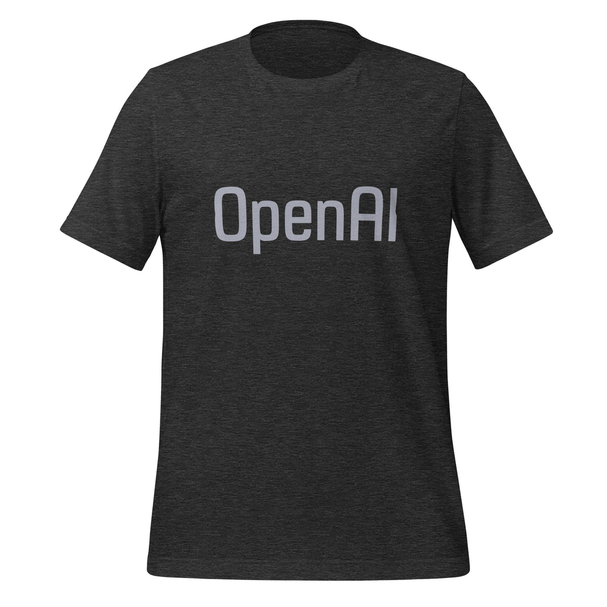 Image of the Original 2015-2017 OpenAI Logo T-Shirt (unisex) Dark Grey Heather / M.