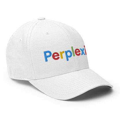 Image of the Perplexity Search Logo Embroidered Closed-Back Baseball Cap.