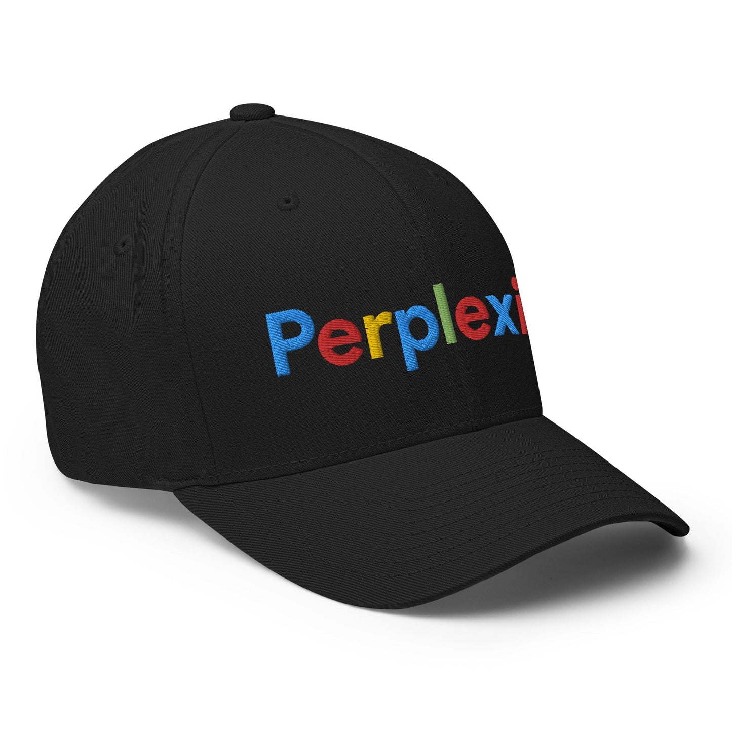 Image of the Perplexity Search Logo Embroidered Closed-Back Baseball Cap.