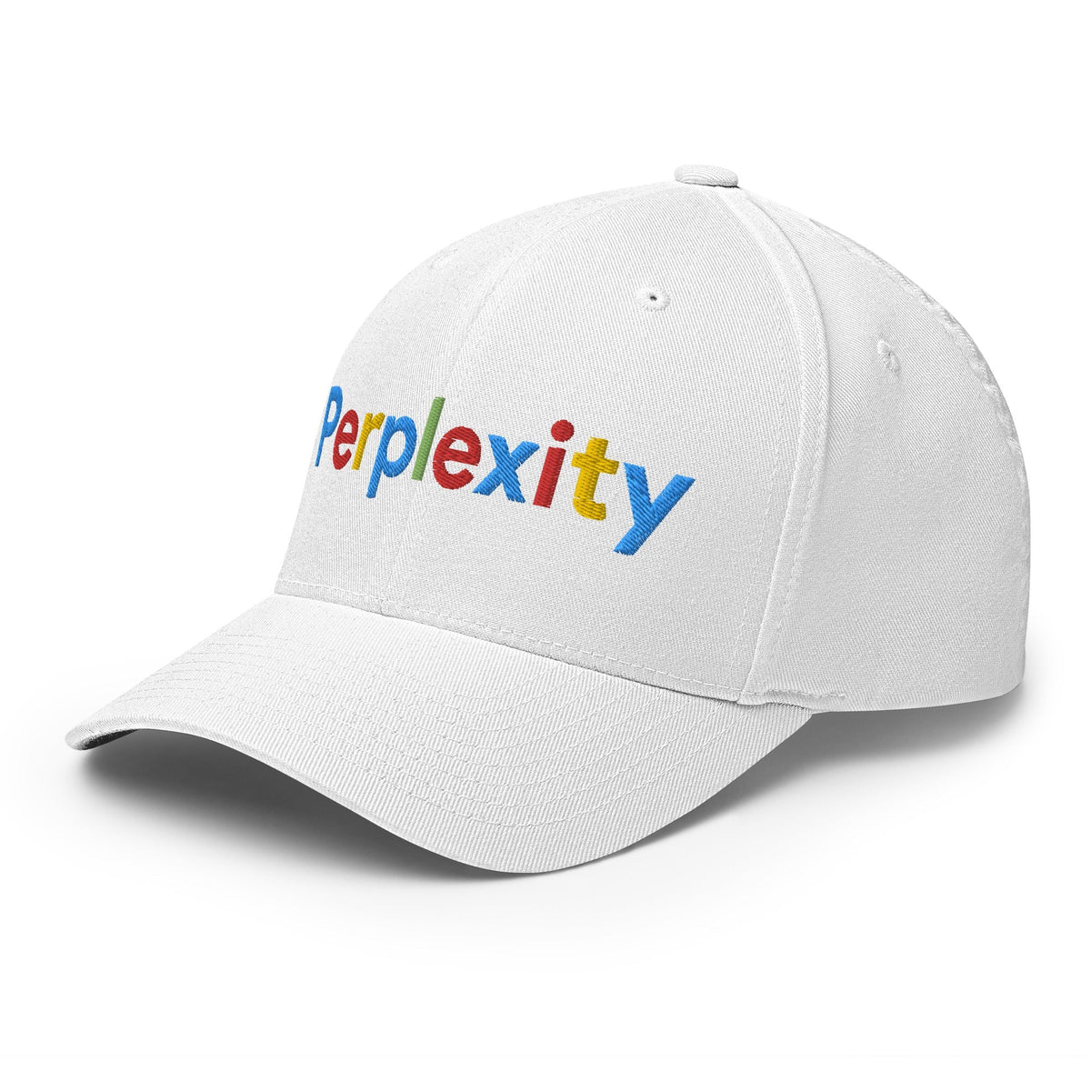 Image of the Perplexity Search Logo Embroidered Closed-Back Baseball Cap.