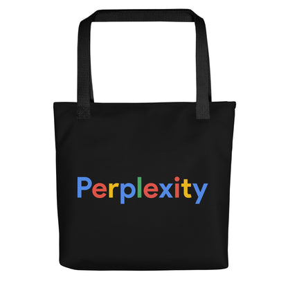 Image of the Perplexity Search Logo Tote Bag.