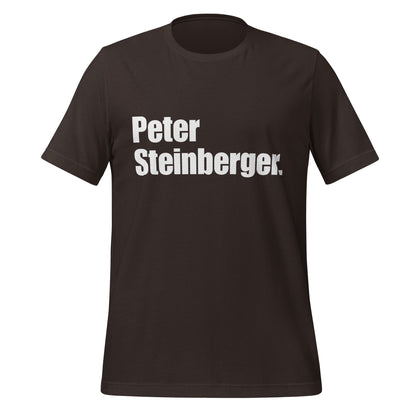 Image of the Peter Steinberger. T-Shirt (unisex) Brown / S.