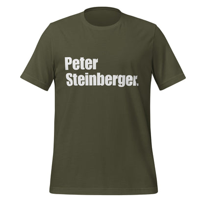 Image of the Peter Steinberger. T-Shirt (unisex) Military Green / XS.