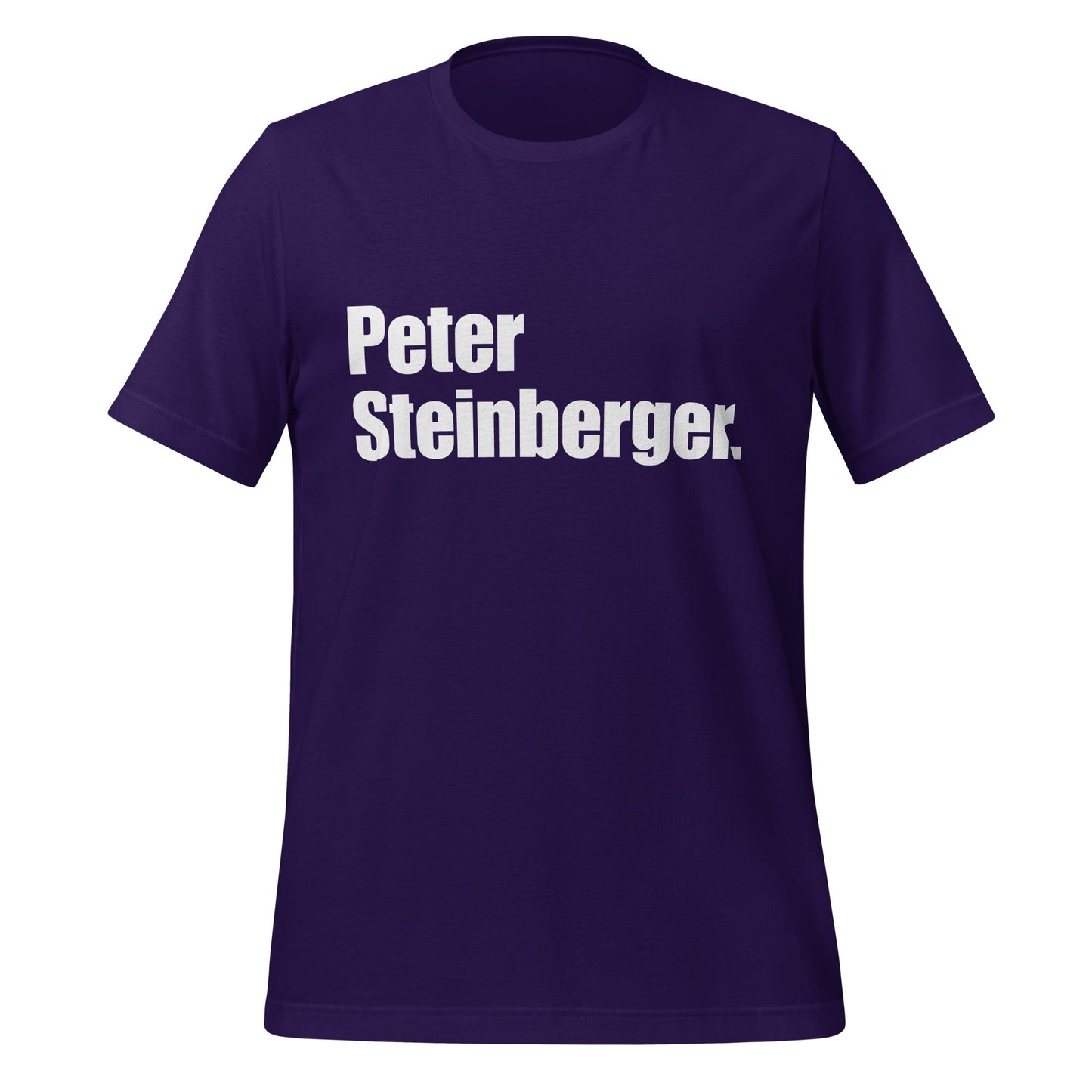 Image of the Peter Steinberger. T-Shirt (unisex) Team Purple / XS.