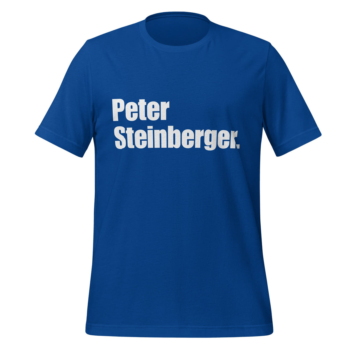 Image of the Peter Steinberger. T-Shirt (unisex) True Royal / S.