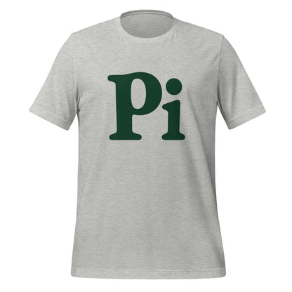 Product mockup photo of the Pi T-Shirt (unisex) Athletic Heather / M.