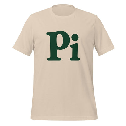 Product mockup photo of the Pi T-Shirt (unisex) Soft Cream / M.