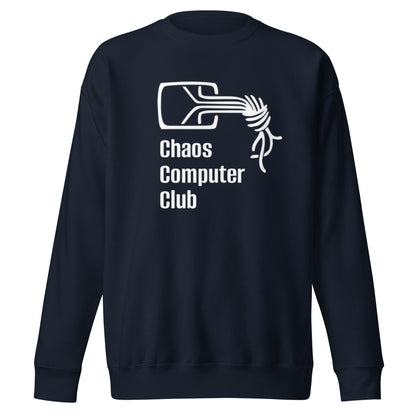 Image of the Premium Chaos Computer Club Sweatshirt (unisex) Navy Blazer / M.