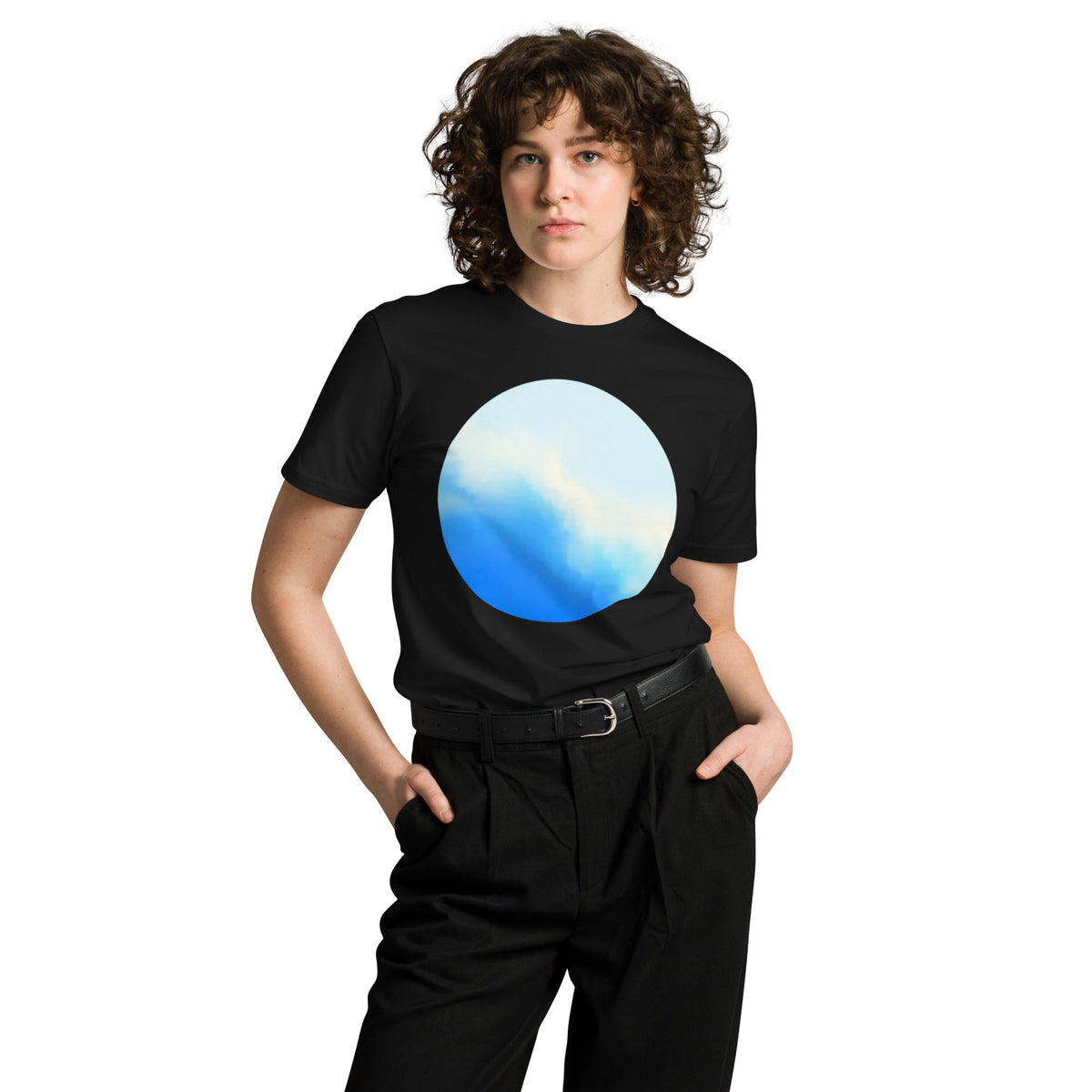Product mockup photo of the Premium ChatGPT Advanced Voice Mode Artwork T Shirt (unisex).