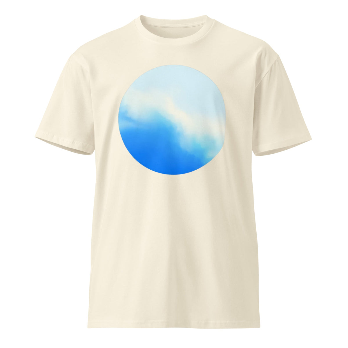 Product mockup photo of the Premium ChatGPT Advanced Voice Mode Artwork T Shirt (unisex) Natural / M.