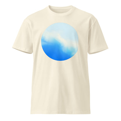 Product mockup photo of the Premium ChatGPT Advanced Voice Mode Artwork T Shirt (unisex) Natural / M.