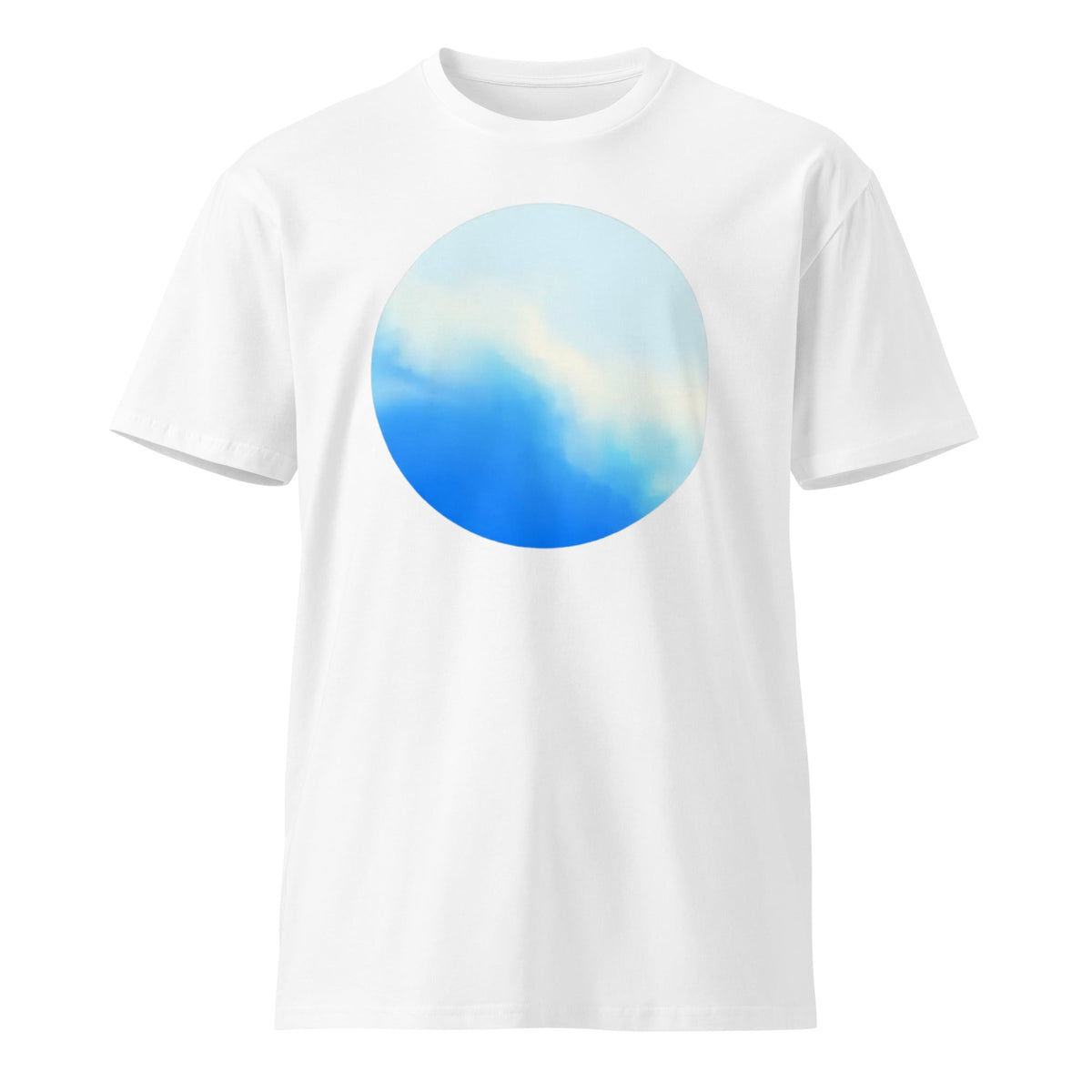Product mockup photo of the Premium ChatGPT Advanced Voice Mode Artwork T Shirt (unisex) White / M.