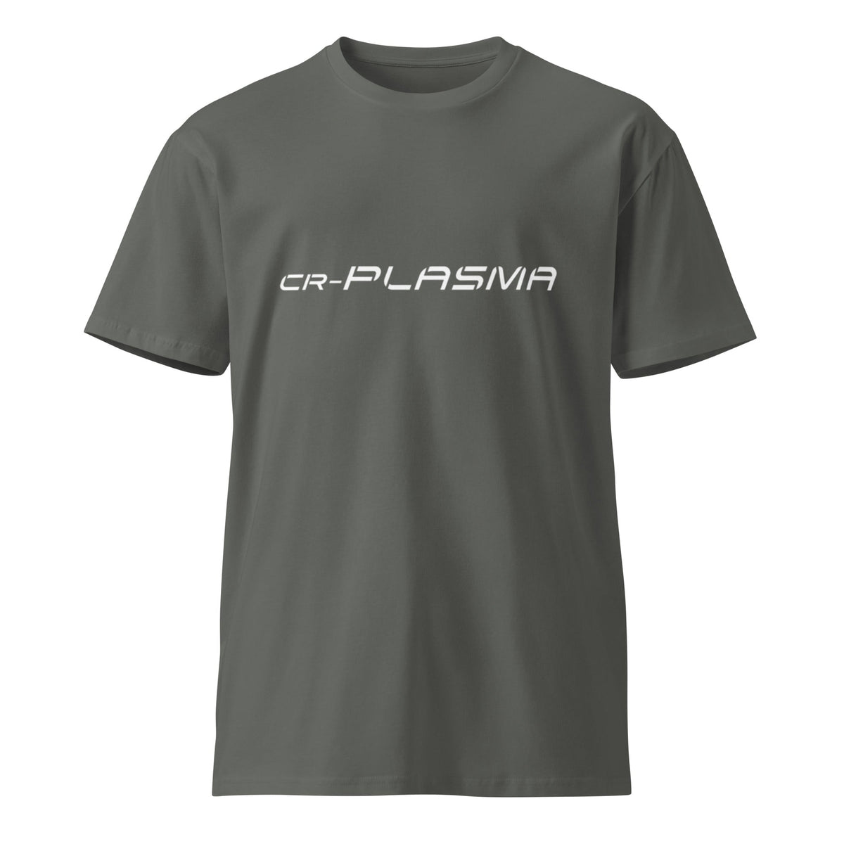 Image of the Premium CR-PLASMA T-Shirt (unisex) Charcoal / M.