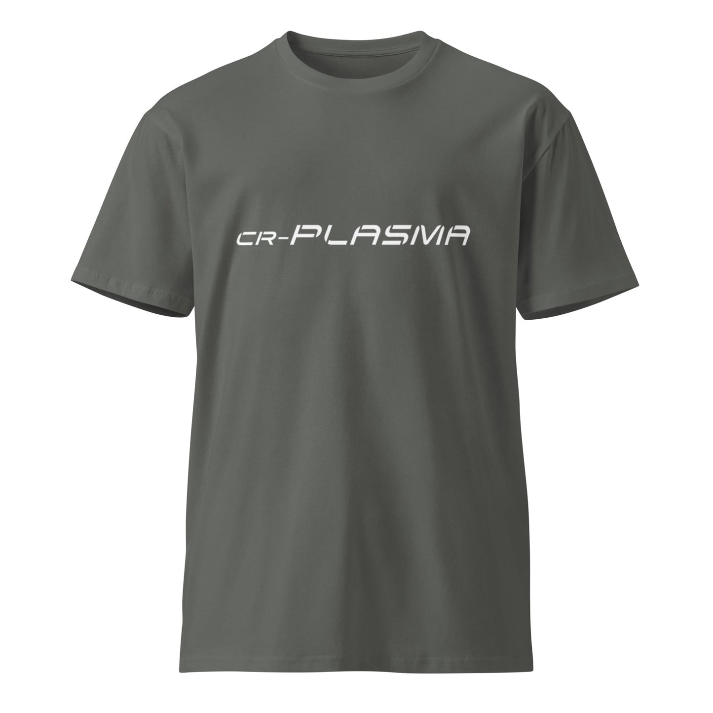 Image of the Premium CR-PLASMA T-Shirt (unisex) Charcoal / M.