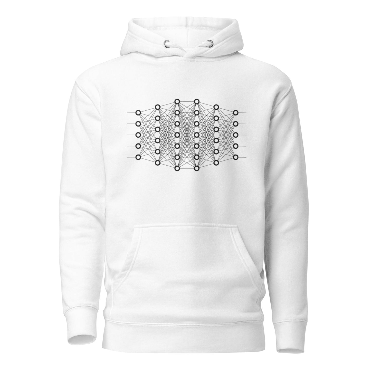 Image of the Premium Deep Learning Hoodie (unisex) White / M.