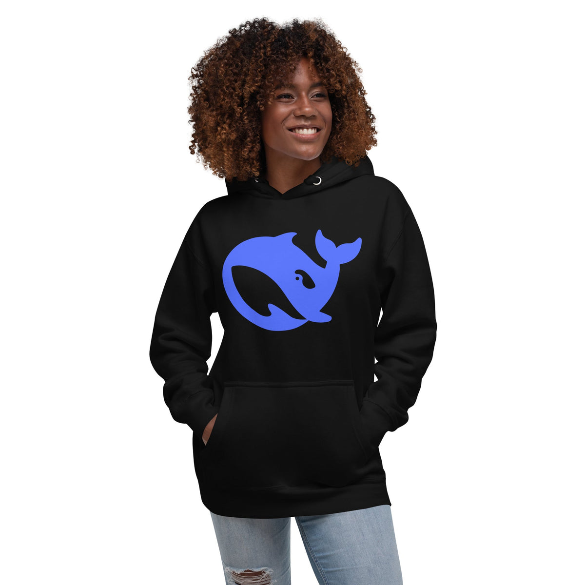 Image of the Premium DeepSeek Hoodie (unisex).