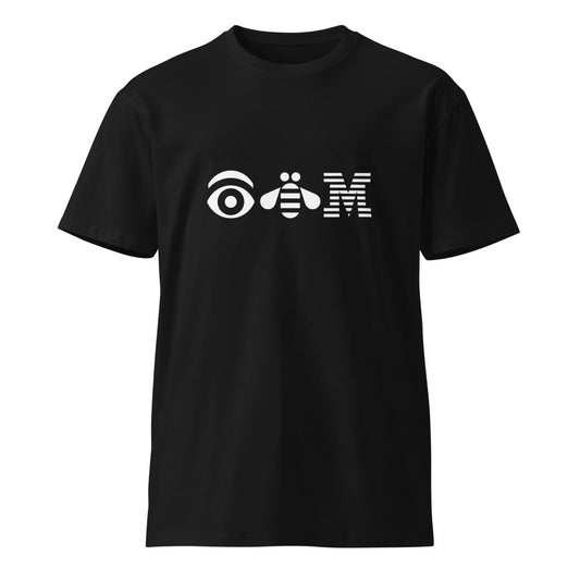 Premium Eye Bee M White Logo T-Shirt (unisex) - AI Store